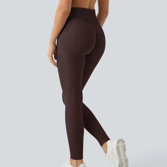Halara Seamless Flow High Waisted Scrunch Butt Lifting Leggings Full Length Sm - Picture 2 of 12